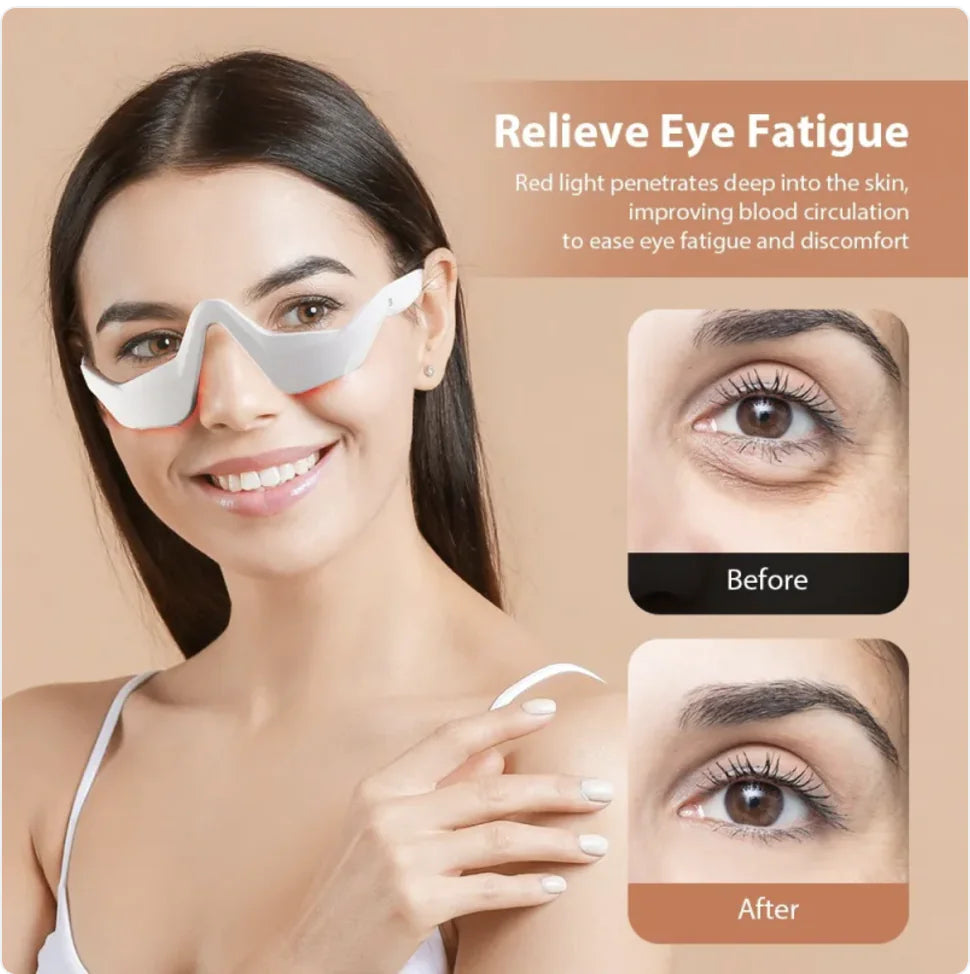 Red Light Therapy Eye Massager – Anti-Fatigue & Rejuvenation