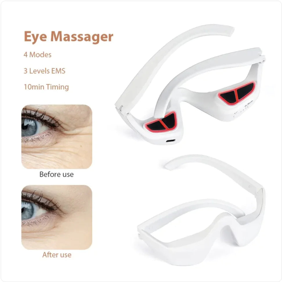 Red Light Therapy Eye Massager – Anti-Fatigue & Rejuvenation