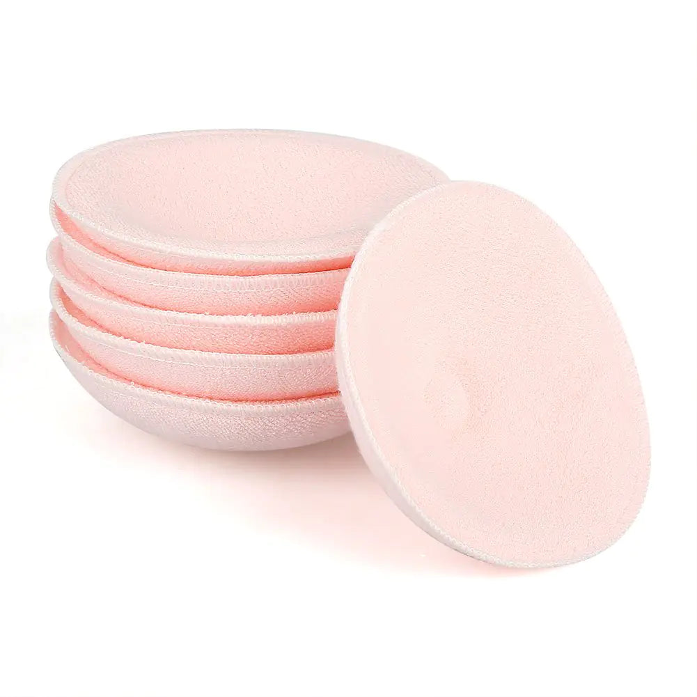 GLOGLOW 6pcs Reusable Nursing Pads Washable Breast Pads Soft Cotton Breast Pads Washable Reusable Leak Proof Pads for Breastfeeding