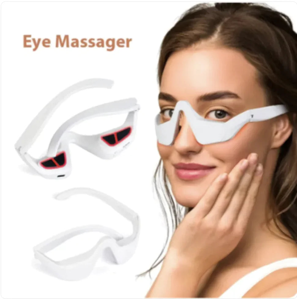 Red Light Therapy Eye Massager – Anti-Fatigue & Rejuvenation