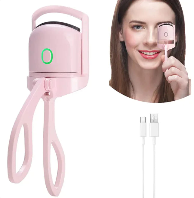 USB Heated Eyelash Curler – Long-Lasting Lift in Seconds
